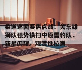 柔道巡回赛焦点战：关东雄狮队强势横扫中原雷豹队，新星闪耀。观赏性拉满-九游体育下载